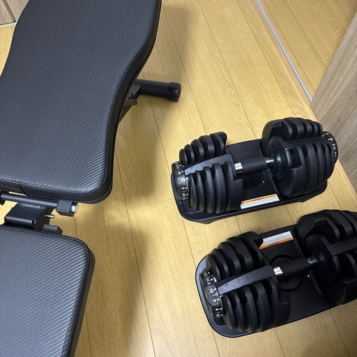 ベンチ付き可変ダンベル