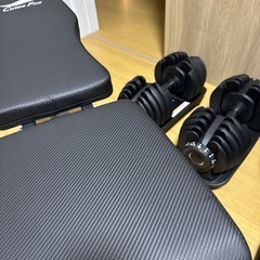 ベンチ付き可変ダンベルの画像
