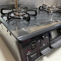 パロマ ガステーブルコンロPaloma IC-S89-R 右強火 LPガス用 プロパン ガステーブル 2024年10月製 中古美品 ④の画像