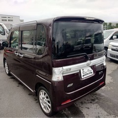 総額18.8万円 ダイハツ タント カスタムX 車検2年 エコアイドル 左パワスラ スマートキー 社外オーディオの画像