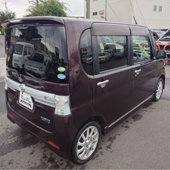 総額18.8万円 ダイハツ タント カスタムX 車検2年 エコアイドル 左パワスラ スマートキー 社外オーディオの画像