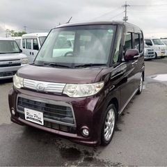 総額18.8万円 ダイハツ タント カスタムX 車検2年 エコアイドル 左パワスラ スマートキー 社外オーディオの画像