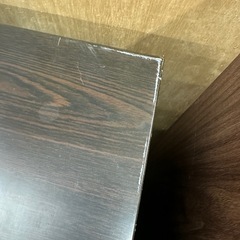 【ドリーム川西店御来店限定】⭐︎ジモティー見たよ割引⭐︎ニトリ　4段チェスト　ダークブラウン　ダメージ有り／クリーニング済み 【2125560000025946】の画像