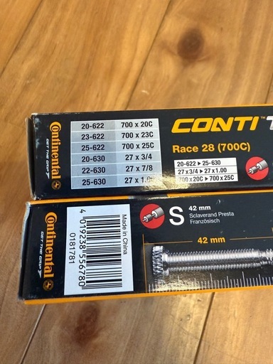 【4個SET】GRANDPRIX 4000 S II 700x23C 他チューブ