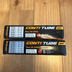 2本セット コンチネンタル タイヤ チューブ Race28 42mmの画像