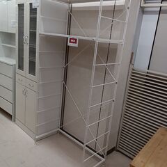 リユースのサカイ栃木店★ジモティ割あり★ 無印良品 メタルラック ホワイト W86×D41×H175.5 クリーニング済み TC10665の画像