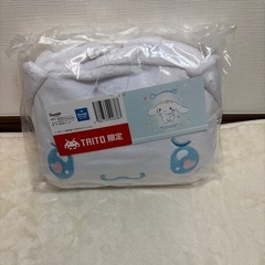 シナモロール プラチナムザッカ巾着付タオルケットの画像