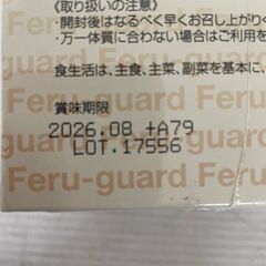 【グロービア】 Feru-guard 100M フェルガード 包接体 60包 栄養補助食品 フェルラ酸 認知症予防 サプリメント A0377の画像