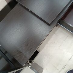 リユースのサカイ栃木店★ジモティ割あり★  TV台 ダークブラウン W145.5～×D39×H39 クリーニング済み TC10669の画像