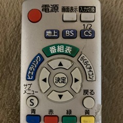 Panasonic テレビリモコンの画像