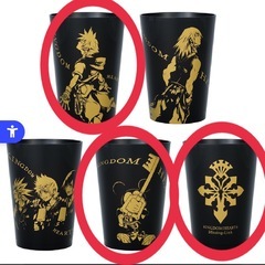 【新品】キングダムハーツ お皿 タンブラーの画像