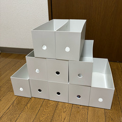 ○9/21 1500　再生ポリプロピレン入りファイルボックス・スタンダードタイプ・１／２ 10個セットの画像