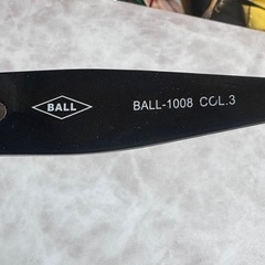 BALL ブラックラウンドサングラスの画像