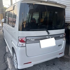 車検令和9年10月末♥️タントカスタム♥️左パワスラ♥️Bluetoothナビ♥️の画像