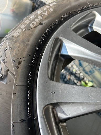 レクサス純正空気圧センサー付き　冬タイヤ+ホイール　4本セット