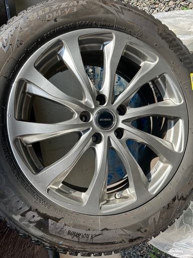 レクサス純正空気圧センサー付き　冬タイヤ+ホイール　4本セット