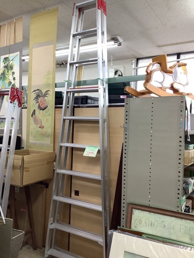 美品 ハセガワ 伸縮脚立 RYZ-30C 管G250912KK (ベストバイ 静岡県袋井市)