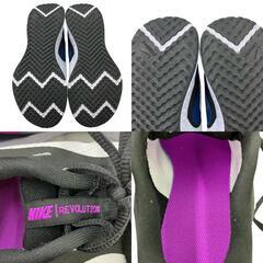 186000 現状品 NIKE ナイキ REVOLUTION　スニーカー　24cm BQ3207-102  24 ホワイト [1000025395760]の画像