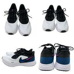 186000 現状品 NIKE ナイキ REVOLUTION　スニーカー　24cm BQ3207-102  24 ホワイト [1000025395760]の画像