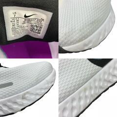 186000 現状品 NIKE ナイキ REVOLUTION　スニーカー　24cm BQ3207-102  24 ホワイト [1000025395760]の画像