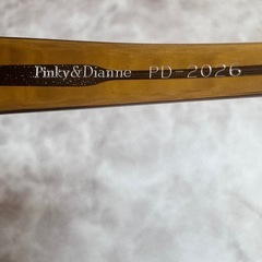 Pinky&Dianne ブラウンオーバーサイズサングラス 58-17-130の画像