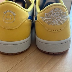 Travis Scott × Nike WMNS Air Jordan 1 Retro Low OG "Canary"の画像