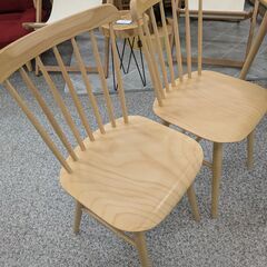 【早い者勝ち】 ダイニングセット TON トン 2人掛け 食卓テーブルセット イス2脚セット 幅80cm : ナチュラルの画像