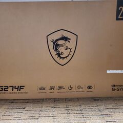 MSI G274F 27インチ ゲーミングモニター 箱・付属品ありの画像