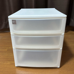 【お渡し時期：9/13（土）〜9/23（火）】天馬 Fits squ+ 3段小物入れ 引き出しの画像