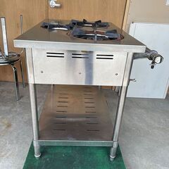 谷口工業 3口LPコンロ 業務用ガステーブル (J1495atxY)の画像