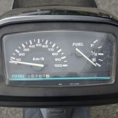 バイク　スズキ　アドレスV100規制前モデル　希少2サイクル　格安原付二種スクーター　実動車　簡易整備済み　通勤通学　デリバリー車などにの画像