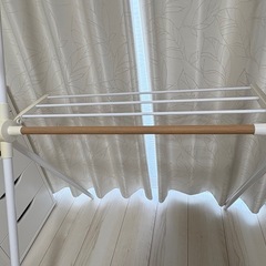 ニトリ　コンパクト X型　物干しの画像