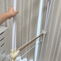 ニトリ　コンパクト X型　物干しの画像