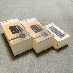 美品 SwitchBot ロック2台 + 指紋認証パッドセット スイッチボット スマートロック スマートホームの画像