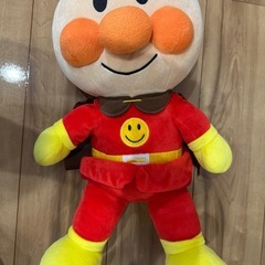 【使用頻度少】アンパンマン　大きいぬいぐるみ　の画像