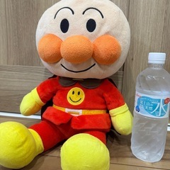 【使用頻度少】アンパンマン　大きいぬいぐるみ　の画像