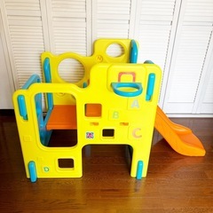 美品　Grow'n Up クライミングプレイジム　滑り台の画像