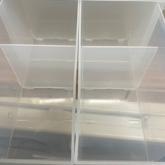 【中古】¥500 収納プラスチックケース　小物入れ　2個セット【II103】の画像