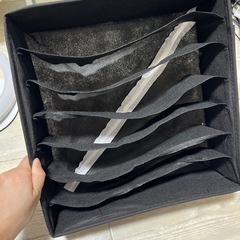 ブラック収納オーガナイザーの画像