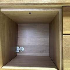 最高級 末次家具工芸 レンジボード、カップボード、幅123cm Usedの画像