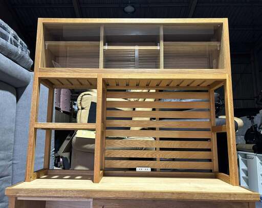 最高級 末次家具工芸 レンジボード、カップボード、幅123cm Used