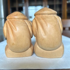 木製 福の神像 大黒天様と恵比寿様の画像