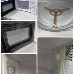 R724 ☀️ 2023年製の高年式♪ NEOVE 電子レンジ （60Hz専用/西日本専用） RMM-AT717-6WT ⭐ 動作確認済 ⭐ クリーニング済の画像