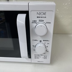 R724 ☀️ 2023年製の高年式♪ NEOVE 電子レンジ （60Hz専用/西日本専用） RMM-AT717-6WT ⭐ 動作確認済 ⭐ クリーニング済の画像