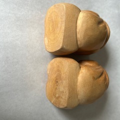 木製 福の神像 大黒天様と恵比寿様の画像