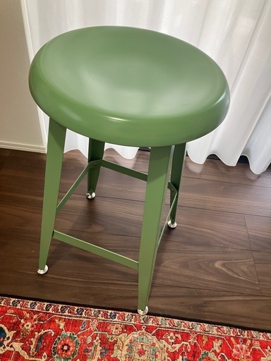 廃盤希少 IKEA ハイスツール TORBEN グリーンイケア 鋼製 (ぐりこ