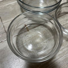 大きさ違いガラスボールセットの画像