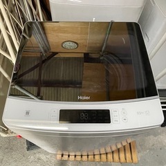 f●■【2024年製/美品】Haierハイアール・全自動洗濯機8.5Kg【JW-KD85D】インバーター搭載　大型洗濯機の画像