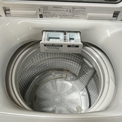 f●■【2024年製/美品】Haierハイアール・全自動洗濯機8.5Kg【JW-KD85D】インバーター搭載　大型洗濯機の画像
