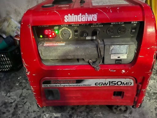 新ダイワ shindaiwa ウェルダー 溶接機 発電機 EGW150MD-I?プロフ必読 
